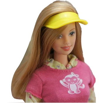 1 шт. Модная спортивная шапочка для девочки '1/6 Кукольная кепка для гольфа для куклы Барби, аксессуары для кукольного домика, игрушки для вечеринки, подарок своими руками