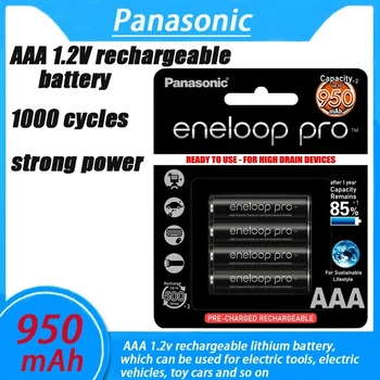 100% НОВЫЙ Panasonic Eneloop Original Battery Pro 1.2V AAA 900mAh NI-MH Камера Игрушечный Фонарик С Предварительно Заряженными Аккумуляторными Батареями
