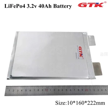 4шт 3.2v 40Ah lifepo4 cell 10160222 Аккумулятор большой емкости 100a lifepo4 для хранения солнечной энергии 24v 12v ebike Scooter diy pack