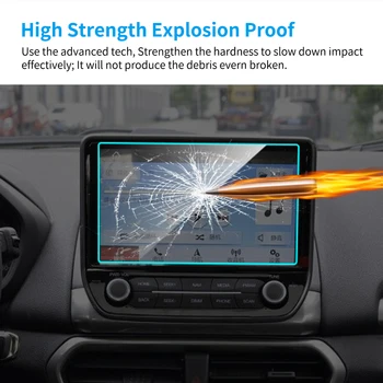 8 9 Дюймовый протектор экрана автомобильной GPS навигации из ТПУ Стальная Защитная пленка для Ford EcoSport 2018 2019 Аксессуары для интерьера автомобиля