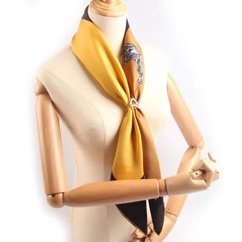 90 × 90 см 100% Саржевый шарф из шелка тутового дерева Для женщин, роскошный бренд, Квадратный размер, Дышащие Тонкие шали с цифровым принтом на весну-осень