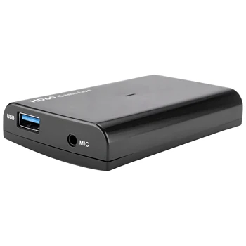 EZCAP 266 USB 3,0 HD60 Граббер Для Захвата Видеоигр 4K 1080P Конвертер Видеоигр В Режиме Прямой трансляции Запись Для Камеры XBOX One PS4