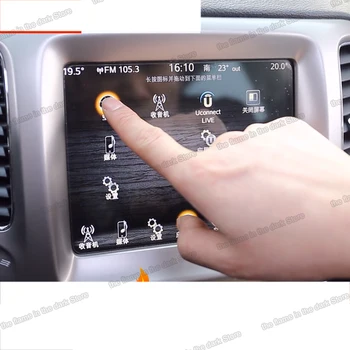 lsrtw2017 защитная закаленная пленка для навигационного экрана приборной панели автомобиля jeep compass 2016 2017 2018 2019
