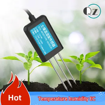 RS485 Датчик температуры и влажности почвы в теплице 