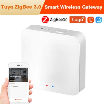 Tuya ZigBee 3.0 Smart Wireless Gateway Hub Home Bridge Tuya Smart Life работает с Alexa Echo Google Home Control Center