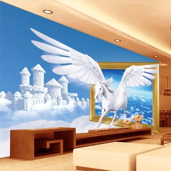большие фрески wellyu на заказ, модное обустройство дома, облако мечты, состоящее из фоновой стены для 3D-телевизора palace Tianma