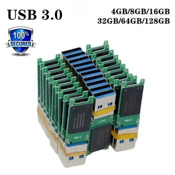 водонепроницаемый чип флешки USB 3.0 1/10 шт. металлический корпус usb флэш-накопители 4 ГБ 8 ГБ 16 ГБ 32 ГБ 64 ГБ 128 ГБ usb-память флэш-U-диск