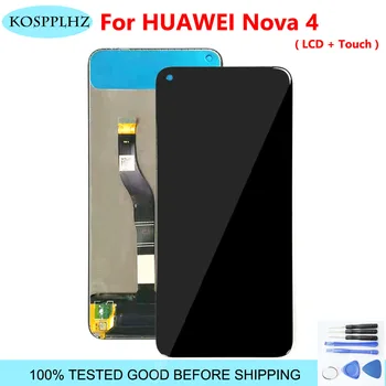 Дисплей Для Huawei Honor View 20 Замена ЖК-дисплея Дигитайзера Сенсорным Экраном Для Honor V20 Nova 4 PCT-L29 AL10 TL10 Дисплей