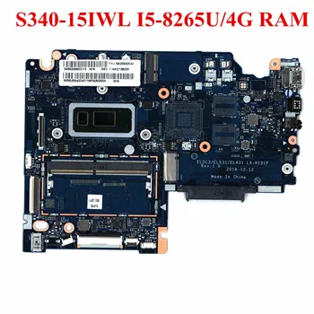 Для Lenovo IdeaPad S340-15IWL Материнская плата ноутбука 5B20S42042 LA-H101P I5-8265U Процессор 4 ГБ оперативной памяти