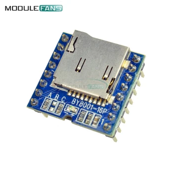 для TF Micro SD U-Диск BY8001-16P MP3-плеер для Arduino Аудио Плата голосового модуля 3,3 В 5 В
