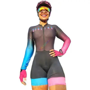 Женский комбинезон для горных велосипедов, униформа для шоссейных велосипедов, велосипедный костюм