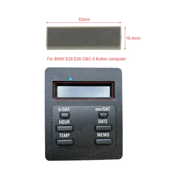 ЖК-дисплей с 6 кнопками obc, цифровые часы, температурная отделка приборной панели для BMW E28 E30 1987-1991 гг.