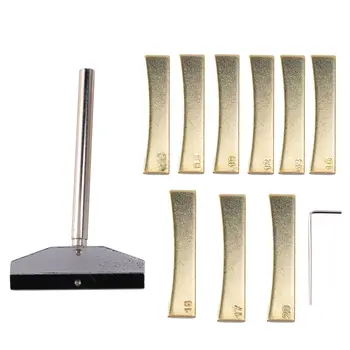 Инструмент для ремонта электрогитары Пресс для грифа С нажимными вставками Аксессуар для музыкального инструмента - Золотой