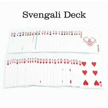 Колода Svengali Magic Gimmick Card Волшебный трюк для фокусника крупным планом Уличный реквизит Magia Toys