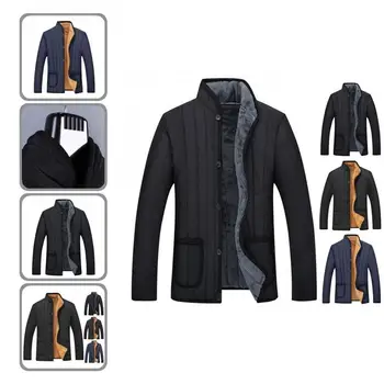 Куртка Кардиган Утепленного Кроя Винтажное Зимнее пальто Зимняя куртка для работы