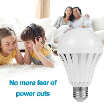 Лампа аварийного освещения LED 5 Вт E27 B22 Лампа Перезаряжаемая интеллектуальная лампа Энергосберегающая аккумуляторная лампа освещения