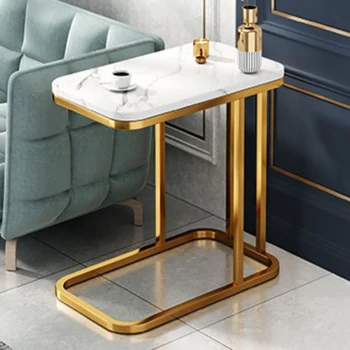 Мобильная консоль, журнальный столик В гостиной, небольшой современный Центральный прикроватный столик, гостиная, Роскошный дизайн Мебели Tavolino Da Salotto