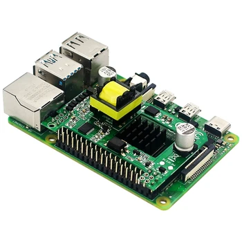 Модуль питания 5 В POE 802.3af Ethernet Активный PoE для Raspberry Pi 3B + RPI 4B Печатная плата включает радиатор