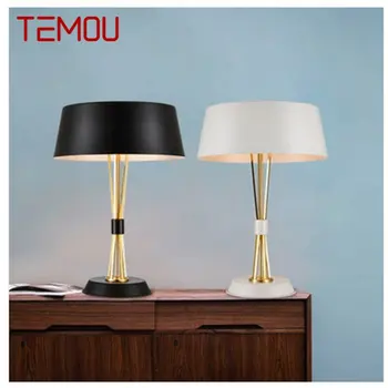 Настольные лампы TEMOU Современные модные настольные лампы LED для украшения дома, гостиной, спальни
