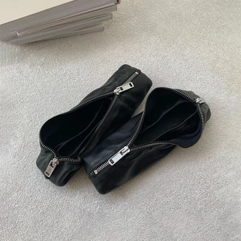 Новые женские простые повседневные туфли-лодочки D'orsay на плоской подошве с квадратным носком в стиле ретро, без застежки, с мягким карманом на молнии, простые повседневные туфли-лодочки