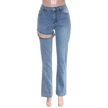 Новые прямые джинсы с высокой талией, женские винтажные классические джинсовые брюки Boyfriend High Street полной длины 2023