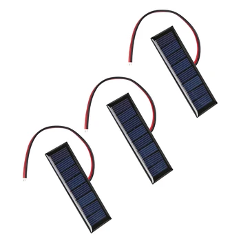 Панель Солнечных Батарей 5V 75mA Мини-Солнечная Система Поликремниевая Доска Солнечная Батарея Поликристаллическая Солнечная Эпоксидная Панель Для Зарядного Устройства DIY Toy