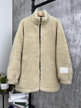 Плюшевая куртка на молнии, свободная версия, повседневная мода 2023, осенняя новинка, хит продаж 0307