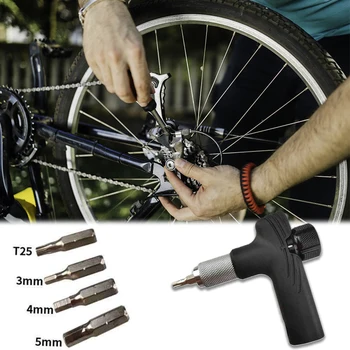 Регулируемый велосипедный динамометрический ключ с крутящим моментом 4/5/6 нм, Т-образный Гаечный ключ, Портативный Комплект для обслуживания велосипеда, Аксессуары для велосипеда, Инструменты для ремонта велосипеда