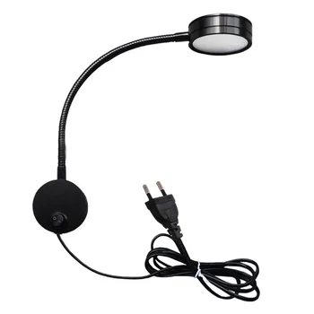 Светодиодный Настенный светильник со шлангом гибкий 3 Вт 5 Вт 7 Вт зеркало для ванной комнаты светло-серебряное Прикроватное бра для чтения в кабинете светодиодный светильник лампы AC110V 220V