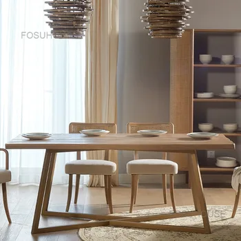 Скандинавские стулья для гостиной из ротанга, Модная мебель для дома, Высококлассный обеденный стул для отеля, Кресло для отдыха из массива дерева для ресторана