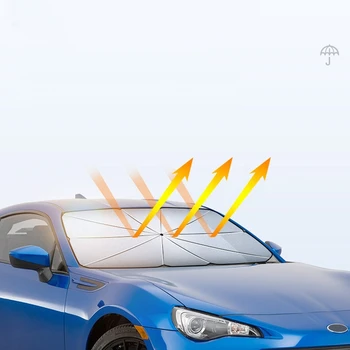 Солнцезащитный козырек для автомобиля, защита от зонта, защита от летнего солнца, защита от затенения лобового стекла для автоаксессуаров DAHATSU